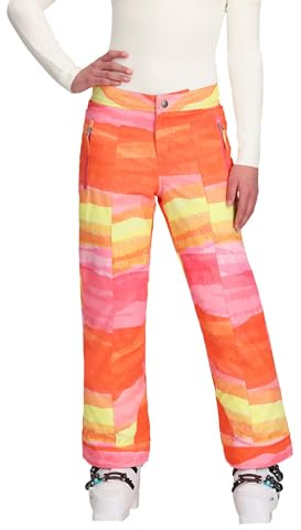 Obermeyer Brooke Print Pants - Teen Girls - Pink Mountain Sunrise - Size XL