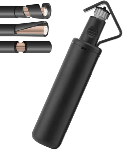 WODHMIEY Pelacables Multifuncional con 3 Modos de Corte, Mango Ergonómico y Abrazadera Ajustable, Herramienta Pelacables de Alta Precisión para Pelar y Cortar Cables de 4.5 a 40 mm