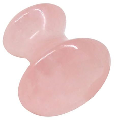 minkissy Gua Sha Massagegerät Gesicht Pilzform Aus Natürlichem Jade Und Rosenquarz Ergonomisch Für Muskelentspannung Und Hautbildverbesserung Zuhause Und Spa