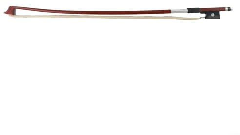 Double Bass Bow 4/4 Full Size Model Natural Horsehair 300BF 72.5cm Brazilwood Ebony Frog Well Balanced Sweet Sound Natural Horse Hair Straight Smooth Tuner(1/8)