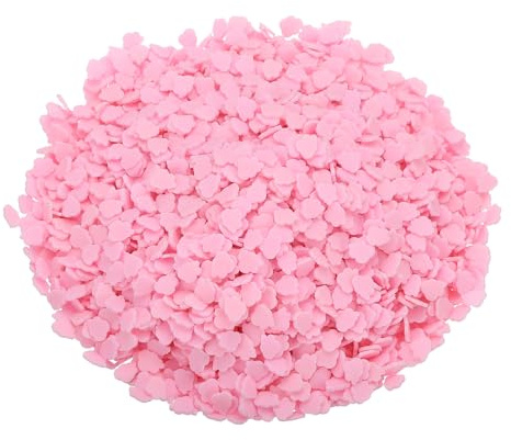 sourcing map Fake Sprinkles, 100G Cloud Resin Fake Candy Sugar Faux Sprinkles Polymer Clay Slices for Nail Art DIY Crafts Cake Dessert Phone Case Shaker Card Filler, Pink