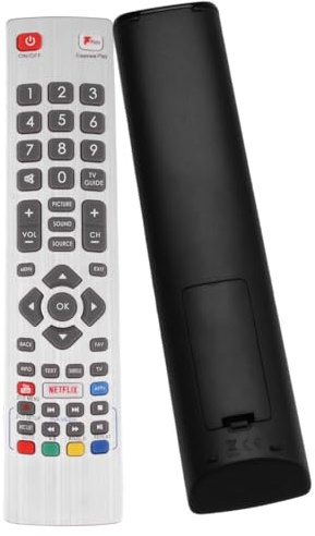Remote Control for Sharp Aquos,Universal TV Sharp Remote Controls with Netflix & YouTube Buttons for RMC0121 LC-40CFG6001KF 4T-C50BJ2KE2FB Ultra HD 4K Smart TV, No Setup Required