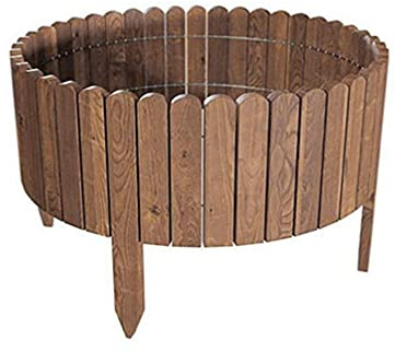Panneaux de clôture en bois naturel pour décoration de pelouse de jardin, parfait pour les mariages et les fêtes
