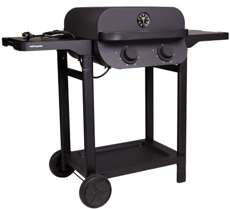Cook'in Garden - Flavo 50 SC Élec, Barbecue Électrique, Résistance en Inox 2500 W, Thermomètre intégré, Montage facile en 15 minutes, Jusqu'à 10 convives, Utilisation extérieure