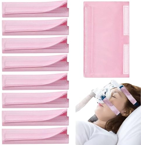 YYBFD 8Pcs Pink Nasal Cannula Cushions, Soft Nasal Oxygen Covers, Soft Cannula Ear Protector for Oxygen Users, Prevent Indentations Irritated Cheek Skin, Prevent Ear Soreness