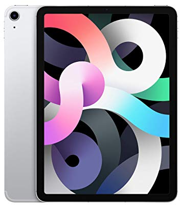 2020 Apple iPad Air (10,9-zoll, Wi-Fi + Zellular, 256GB) Silber (Generalüberholt)