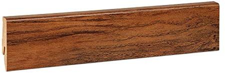 KGM Sockelleiste Mega - foliert Eiche rustikal MDF Fußbodenleiste - Maße: 2400 x 16 x 58 mm - 1 Stück
