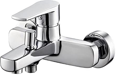 EM Mak Series Mixer Tap for Bathroom Sink Shower Bidet Built-in Chrome Polished Single Lever Hot Water Cold Water (Bath Mixer)