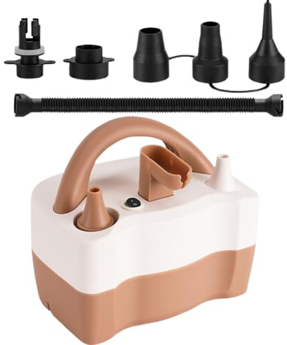 Bomba De Aire Para Globos Eléctrica - 550W Herramienta De 5 Boquillas - Máquina Infladora De Globos - para Colchón Aire Flotadores Piscina Graduación Bodas Eventos Corporativos Fiestas Despedida Solte