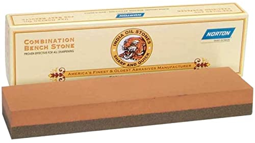 Norton Abrasives - St. Gobain 614636855653 IB8 - Piedra oleaginosa (1 x 2 x 20 cm), color rojo, talla única