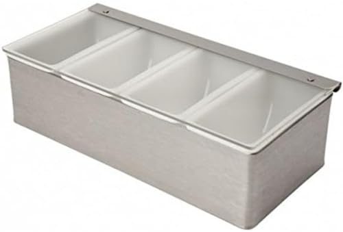 Beaumont 4 Part Stainless Steel Condiment Holder