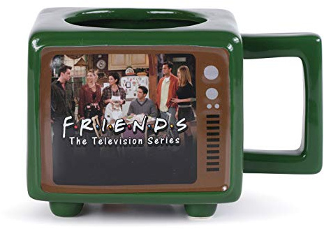 Friends Mug Retro TV Heat Changing Mug (Friends Design) 500ml Coffee Mug in Presentation Gift Box - Official Friends Merchandise