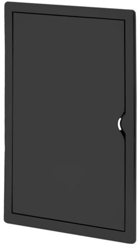 Miratic Tapa Contador de Luz Puerta Contador Agua Tapa Cuadro Electrico Fabricada en Material ABS Resistente Perfectos para uso Comercial y Residencial Color Negro (15x 30 cm)
