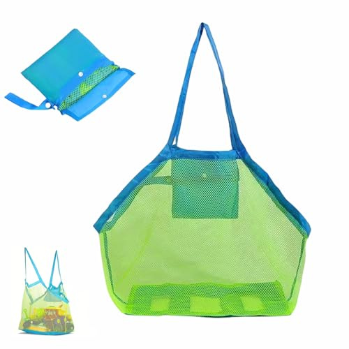Bolsa Plegable de Malla de Playa Grande Bolsa Playa Juguetes