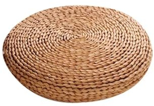 DHYUACN Meditation Cushion Straw Yoga Meditation Cushion Japanese Style Tatami Meditating Mat Soft And Comfortable Filled With Silk Wadding(Type1)