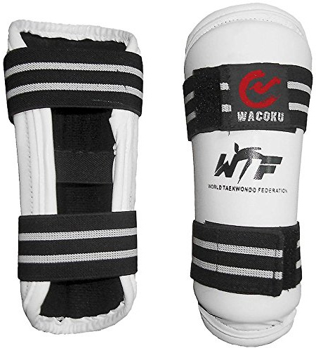 WACOKU TKD-Unterarmschutz WTF approved weiß M