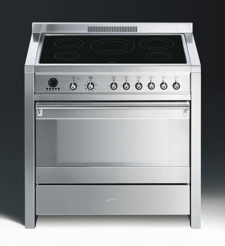Smeg CS19ID-7 - fours et cuisinières (Intégré, Acier inoxydable, Rotatif, 70L, Gaz naturel, 70L)