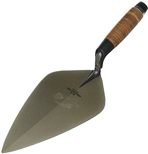 Marshalltown 34L11 11-inch Brick Trowel Wide London - Leather Handle