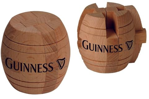 Officiell Guinness träfat pusselspel med en harpdesign