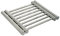 5 five simply smart Salvamanteles Extensible, Metal, Acero Inoxidable, 20 Centimeters cm