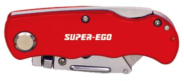 SUPER EGO SEH024400 - Cutter de navaja + 10 cuchillas