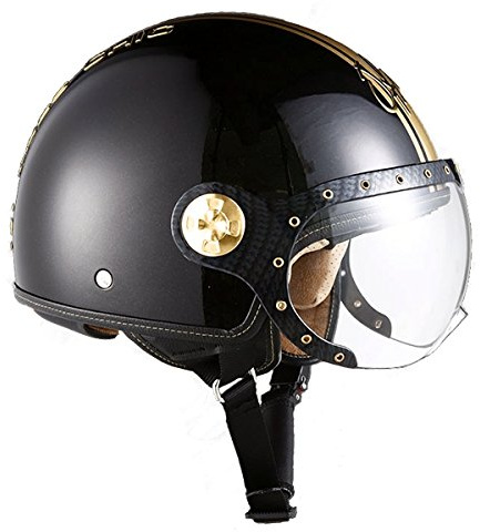 JFM Casco MOD. Tres Chic S Nero Lucido
