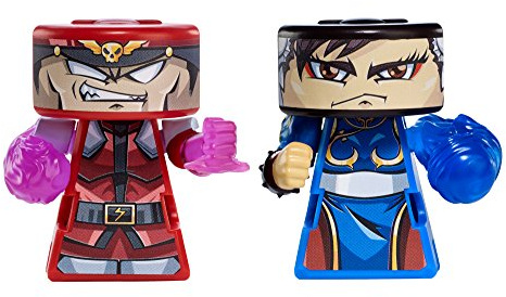 VS Rip-Spin Warriors Street Fighter M. Bison and Chun Li Figure 2-Pack