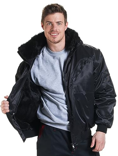 securesse Pilotenjacke 4 in 1-Funktion schwarz Größe XL