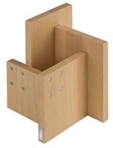 Artelegno 50 Kombi - Ceppo magnetico per coltelli, in legno massello di faggio laccato naturale