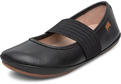 Camper Women's Right Kids Ballet Flats, Schwarz Black, 5 UK