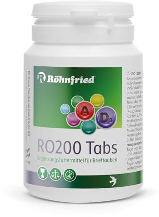 Röhnfried RO 200 compresse - Conditions con aminoacidi per piccioni (50 g)