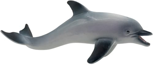 Bullyland 67412 – leksaksfigur delfin, ca 17 cm djurfigur, detaljrik, PVC-fri, perfekt som en liten gåva för barn från 3 år