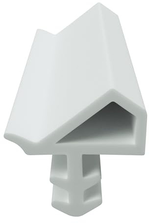 DIWARO® Zimmertür-Dichtung ZT011 | weiß, beige und braun | 5 lfm für Zimmertüren und Innentüren. Zum Schallschutz und abdichten der Tür. Bestehend aus TPE (Thermoplastischen Elastomer)