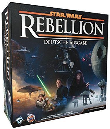 Fantasy Flight Games, Star Wars: Rebellion, Grundspiel, Expertenspiel, Brettspiel, 2-4 Spieler, Ab 14+ Jahren, 180+ Minuten, Deutsch, Schwarz