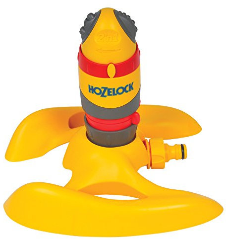 Hozelock Oscillating Garden Water Sprinkler Pro with 2 Spray Patterns & Sled Base Max Coverage 314m2