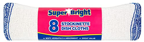 Super Bright 8 Stockinette Dish Cloths