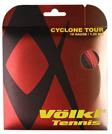 Volkl Cyclone Tour Tennis String Set, Color- Red, Gauge- 1.20mm
