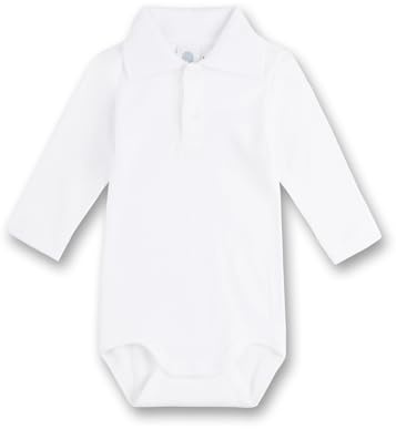 Sanetta Unisex Baby Body 321702, Vit (10), 86 cm