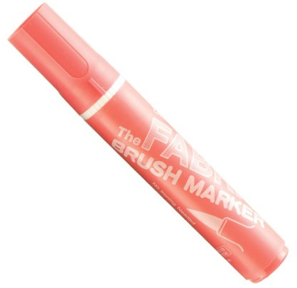 UCHIDA Marvy Fabric Brush Point Marker Art Supplies, Crimson Lake