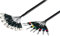 Adam Hall Cables 3 STAR L8 MV 0300 - Cavo multipolare 8 x XLR maschio a 8 x jack stereo da 6,3 mm 3 m