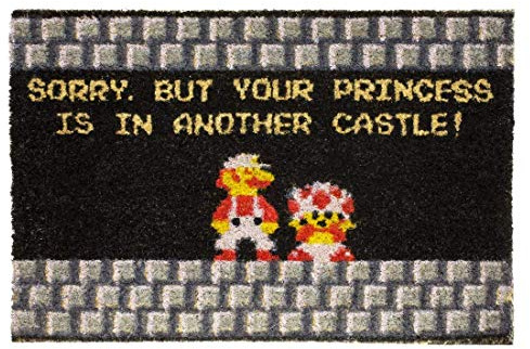 getDigital Fußmatte Your Princess is in Another Castle Türvorleger – Großartiger Fan-Artikel als Türmatte für Zuhause