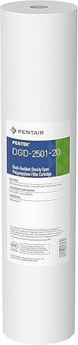 PENTAIR - Cartuccia filtrante - DGD-2501-20 Big Blue - Filtro acqua potabile - Riduce i sedimenti - 20 x 4-1/2, 25/1 micron
