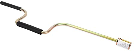 Camco Ersatz-Scherenwagenheber-Kurbelgriff, mit weichem, bequemem Griff, kompatibel mit 1,9 cm Sechskantantrieb, (57874), Silber