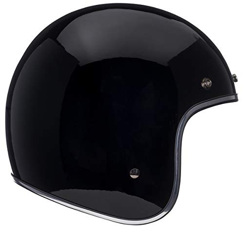 Bell Solid Custom 500 Harley Motorcycle Helmet - Black / X-Large by Bell