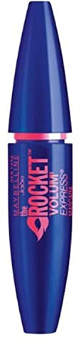 Maybelline New York Mascara Volum' Express The Rocket Blackest Black/Wimperntusche Schwarz mit 800% mehr Volumen, inkl. Volume-Load-Wimpernbürste, 1 x 9,6 ml