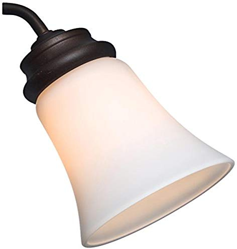 Casablanca 99035 2-1/4-tums sidoglas klocka form, vit hölje