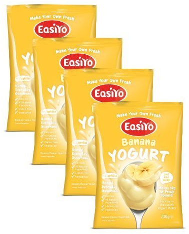 Easiyo Banana Flavoured Yogurt Sachets - 4x240g by EasiYo