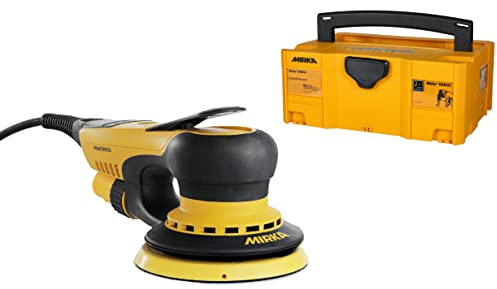 Mirka DEROS 550X CV Electric Random Orbital Sander with Case / 5 inch / 5mm orbit/Powerful and Professional Sanding Machine for Dust-free sanding / MID55020CAUS