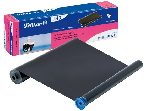 Pelikan 2143 Thermotransfer-Rolle ersetzt PFA 331 für Philips Magic 3, 212 mm x 47 m, schwarz
