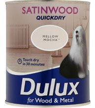 Dulux Quick Dry Satinwood 750ml NATURAL HESSIAN